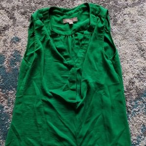 Green Banana Republic Sleeveless Blouse